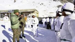 Northern Army commander reviews combat preparedness in Siachen sector in Ladakh
