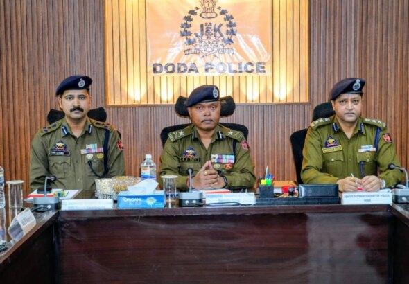 Jammu IGP calls for intelligence-driven operations, strong counter-terrorism measures in Doda